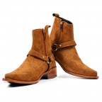 Men's Genuine Leather Long Boots