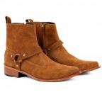 Men's Genuine Leather Long Boots