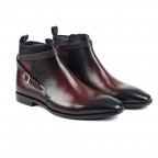 Genuine Leather Long Boots Men