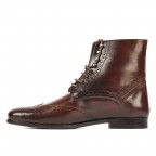 Genuine Leather Brown Long Boots Men