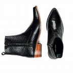 Genuine Leather Black Long Boots