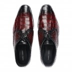 Genuine Leather Derby Shoes Men