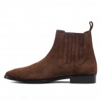 Handmade Long Boots Men - Varese Brown