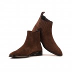 Handmade Long Boots Men - Varese Brown