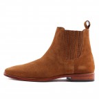 Genuine Leather Handmade Long Boots Men